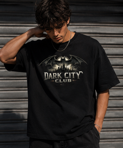 OVERSIZED T-SHIRT DARK CITY BATMAN GENZIFER PREMIUM CLOTHING