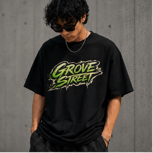 OVERSIZED T-SHIRT GTOVE STREET X GENZIFER PREMIUM CLOTHING