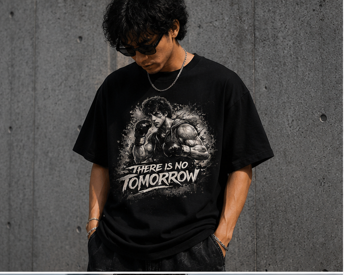 OVERSIZED T-SHIRT THERE IS NO TOMMOROW ROCKY X GENZIFER PREMIUM CLOTHING
