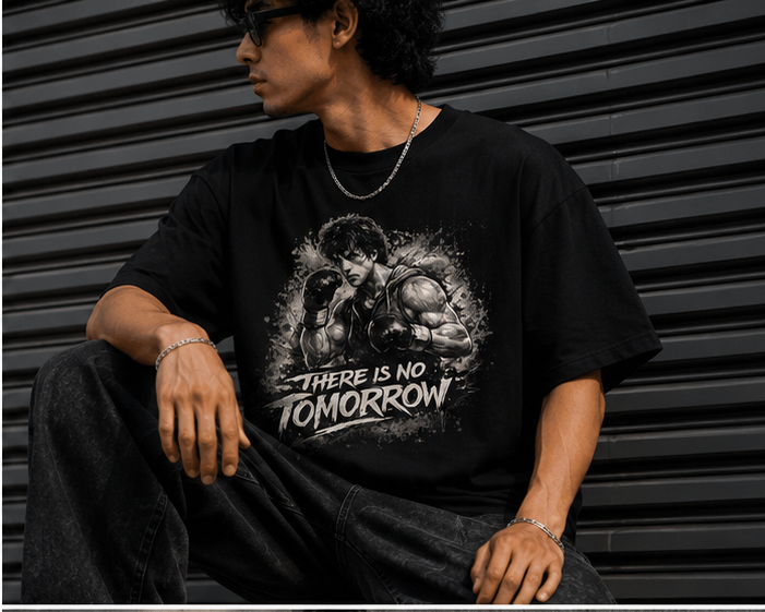OVERSIZED T-SHIRT THERE IS NO TOMMOROW ROCKY X GENZIFER PREMIUM CLOTHING