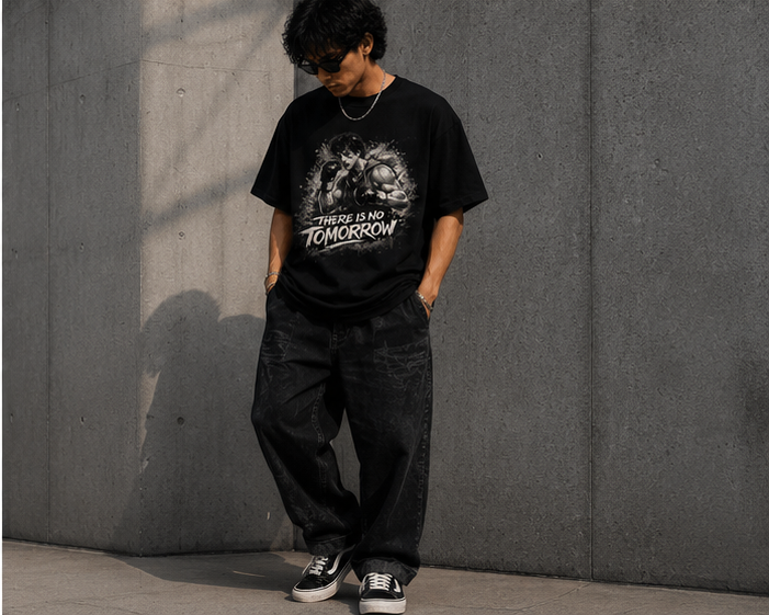OVERSIZED T-SHIRT THERE IS NO TOMMOROW ROCKY X GENZIFER PREMIUM CLOTHING